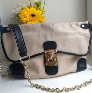 Foley + Corinna Leather bag Navy Nude